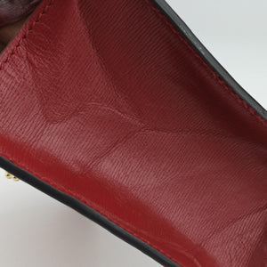 Pre-owned Gucci Sylvie red×Multicolour Leather 524405 shoulderbag | stylenewstar