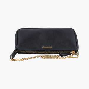 Pre-owned Fendi accessory pouch Black Leather 8M0271 handbag | stylenewstar