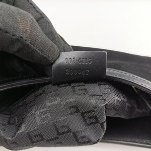 Vintage Gucci Tiger Head Black Suede×leather 001.41 shoulderbag | stylenewstar