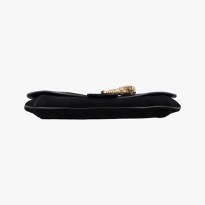 Vintage Gucci Tiger Head Black Suede×leather 001.41 shoulderbag | stylenewstar