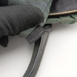 Secondhand Prada Gaufre Green nylon×Leather BN2805 shoulderbag | stylenewstar