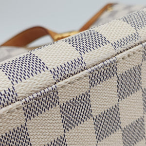 Pre-owned Louis Vuitton HAMPSTEAD MM AZUR Damier Canvas N51206 handbag | stylenewstar