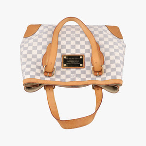 Pre-owned Louis Vuitton HAMPSTEAD MM AZUR Damier Canvas N51206 handbag | stylenewstar