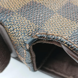 Pre-owned Louis Vuitton BROOKLYN MM EBENE Damier Canvas N51211 shoulderbag | stylenewstar