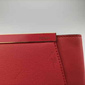 Pre-owned Fendi Petite 2 JOURS pink Leather 8BH253 shoulderbag | stylenewstar