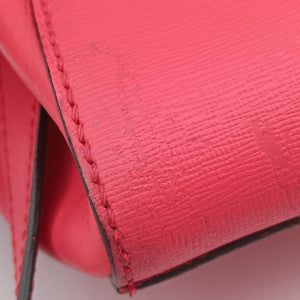 Pre-owned Fendi Petite 2 JOURS pink Leather 8BH253 shoulderbag | stylenewstar