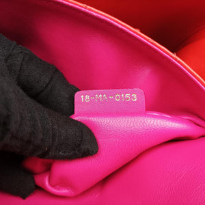 Pre-owned Christian Dior Miss Dior CANNAGE New Lock Pink lambskin shoulderbag | stylenewstar
