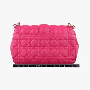 Pre-owned Christian Dior Miss Dior CANNAGE New Lock Pink lambskin shoulderbag | stylenewstar