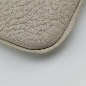 Pre-owned Prada Canapa logo jacquard Navy × white Canvas × leather BT867A shoulderbag | stylenewstar