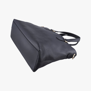 Secondhand Gucci Bamboo Tassel Tote Black Leather 449642 handbag | stylenewstar