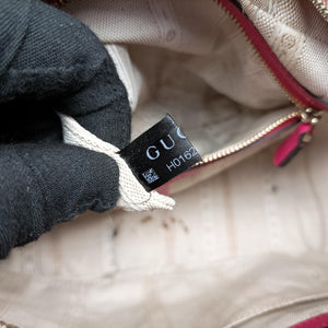 Secondhand Gucci Bright Diamante Rose Leather 354224 shoulderbag | stylenewstar