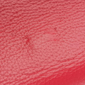 Pre-owned Hermes Cabag Elan Red Togo leather handbag | stylenewstar