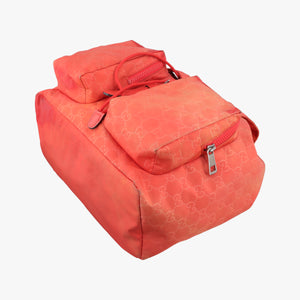 Vintage Gucci GG Monogram Orange nylon 406361 backpack/rucksack | stylenewstar