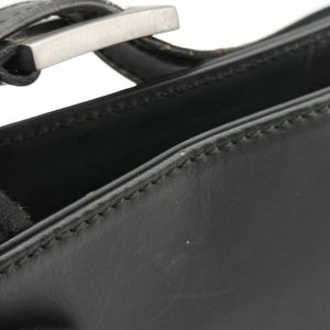 Pre-owned Gucci Minimalist Hobo Black leather shoulderbag | stylenewstar