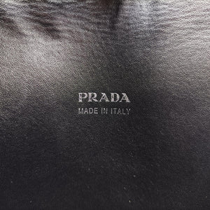 Vintage Prada Double flap chain Purple Leather shoulderbag | stylenewstar