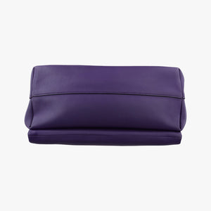 Vintage Prada Double flap chain Purple Leather shoulderbag | stylenewstar