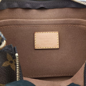 Pre-owned Louis Vuitton MULTI POCHETTE ACCESSOIRES MARRON×ROSE CLAIRE Monogram Canvas M44840 shoulderbag | stylenewstar