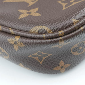 Pre-owned Louis Vuitton MULTI POCHETTE ACCESSOIRES MARRON×ROSE CLAIRE Monogram Canvas M44840 shoulderbag | stylenewstar