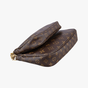 Pre-owned Louis Vuitton MULTI POCHETTE ACCESSOIRES MARRON×ROSE CLAIRE Monogram Canvas M44840 shoulderbag | stylenewstar