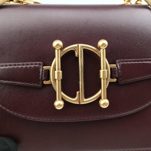 Pre-owned Christian Dior DiorDirection Bordeaux Smooth calfskin shoulderbag | stylenewstar