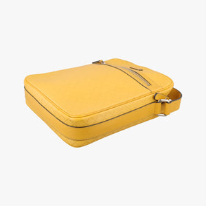 Pre-owned Gucci Diamante Yellow Leather 201448 shoulderbag | stylenewstar