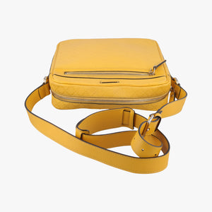 Pre-owned Gucci Diamante Yellow Leather 201448 shoulderbag | stylenewstar