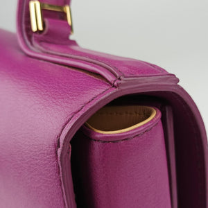 Vintage Delvaux Tampete Orchid Leather shoulderbag | stylenewstar