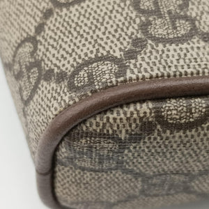 Pre-owned Gucci Ophidia Brown PVC coated canvas 517076 bum bag/waist bag | stylenewstar