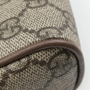 Pre-owned Gucci Ophidia Brown PVC coated canvas 517076 bum bag/waist bag | stylenewstar