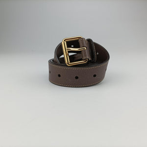 Pre-owned Gucci Ophidia Brown PVC coated canvas 517076 bum bag/waist bag | stylenewstar