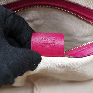 Pre-owned Gucci Microguccissima Rose Patent Leather 309617 shoulderbag | stylenewstar