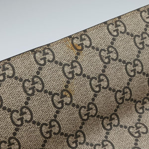 Pre-owned Gucci Dionysus beige×red×multi PVC coated canvas × suede 400249 shoulderbag | stylenewstar