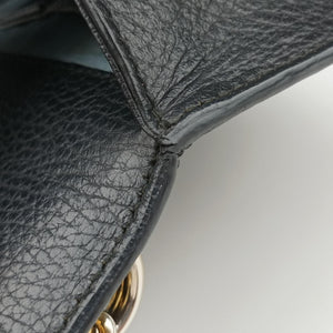 Pre-owned Gucci Padlock Black×golden Leather 432182 shoulderbag | stylenewstar
