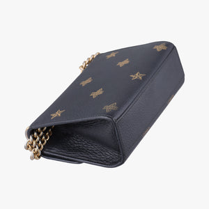 Pre-owned Gucci Padlock Black×golden Leather 432182 shoulderbag | stylenewstar