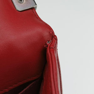 Secondhand Chanel BOY CHANEL Red Leather A67086 shoulderbag | stylenewstar