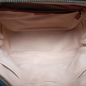 Secondhand Gucci GG Marmont Bamboo Top Handle Black×Red Leather 602270 shoulderbag | stylenewstar