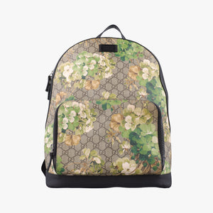 Pre-owned Gucci GG Blooms Beige×Multi PVC coated canvas×Leather 406370 backpack/rucksack | stylenewstar