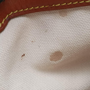 Pre-owned Louis Vuitton Sac Rayures GM brown×multicolor Monogram Tissue M56385 handbag | stylenewstar