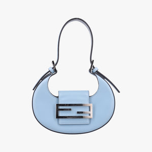 Vintage Fendi Cookie Mini Blue Leather 8BS065 handbag | stylenewstar