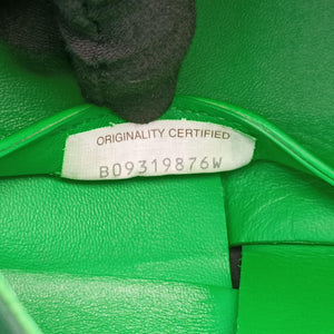 Pre-owned Bottega Veneta THE ARCO Tote Green lambskin handbag | stylenewstar