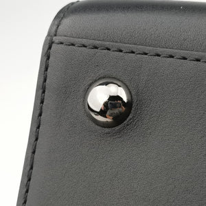 Vintage Delvaux Brillant Black × ivory Leather × patent leather shoulderbag | stylenewstar
