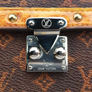 Pre-owned Louis Vuitton Essential Trunk brown×multi Monogram Canvas áVernis M63779 others | stylenewstar