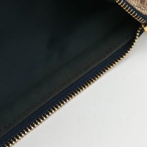 Secondhand Christian Dior Saddle Navy × Beige Pink Jacquard handbag | stylenewstar