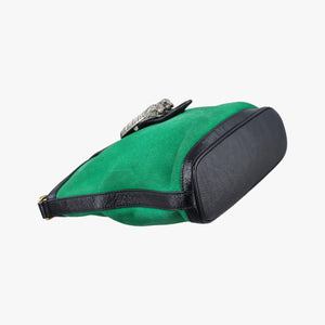 Vintage Gucci Dionysus Green suede×leather 499622 shoulderbag | stylenewstar
