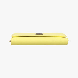 Pre-owned Dolce & Gabbana SICILY Yellow Leather shoulderbag | stylenewstar