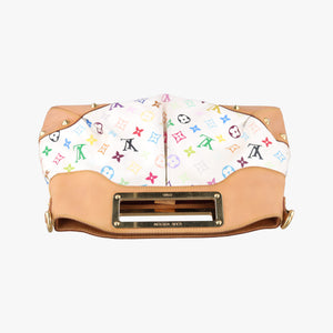 Vintage Louis Vuitton JUDY MM white Monogram Multicolor M40255 shoulderbag | stylenewstar