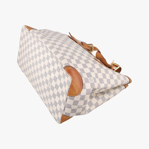 Pre-owned Louis Vuitton HAMPSTEAD MM AZUR Damier Canvas N51206 handbag | stylenewstar