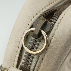 Pre-owned Gucci GG Marmont White Leather 550154 shoulderbag | stylenewstar