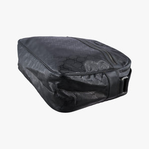 Secondhand Gucci GG Imprime Messenger Black PVC coated canvas 211107 shoulderbag | stylenewstar