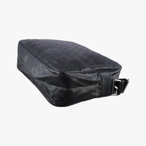 Secondhand Gucci GG Imprime Messenger Black PVC coated canvas 211107 shoulderbag | stylenewstar